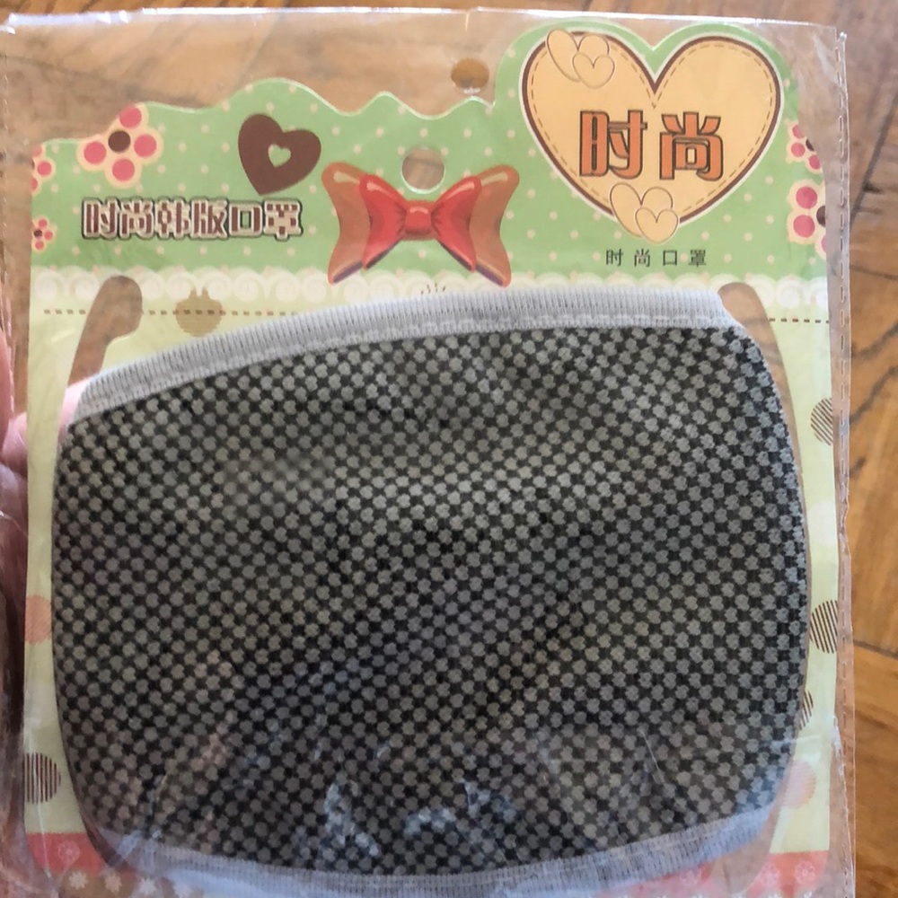 Knit face masks
